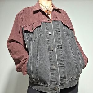 Levi's Black Denim & Corduroy Trucker Jacket